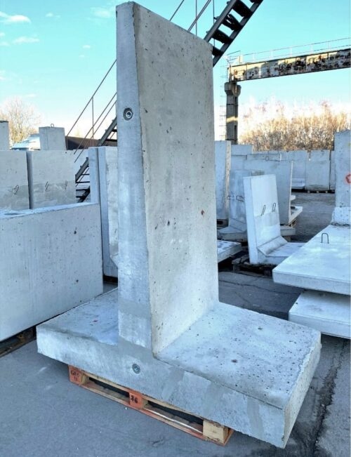 Prvky opěrné zdi, beton, T a L ,zemědělský - 7