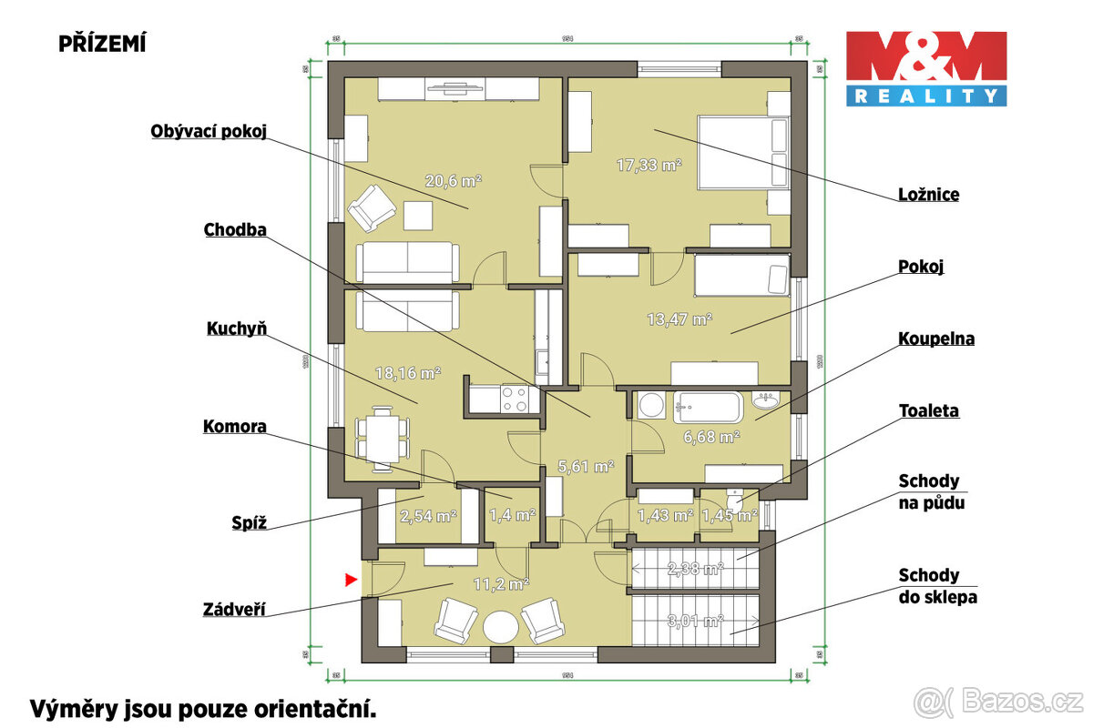 Prodej chalupy, 198 m², Račice - 7