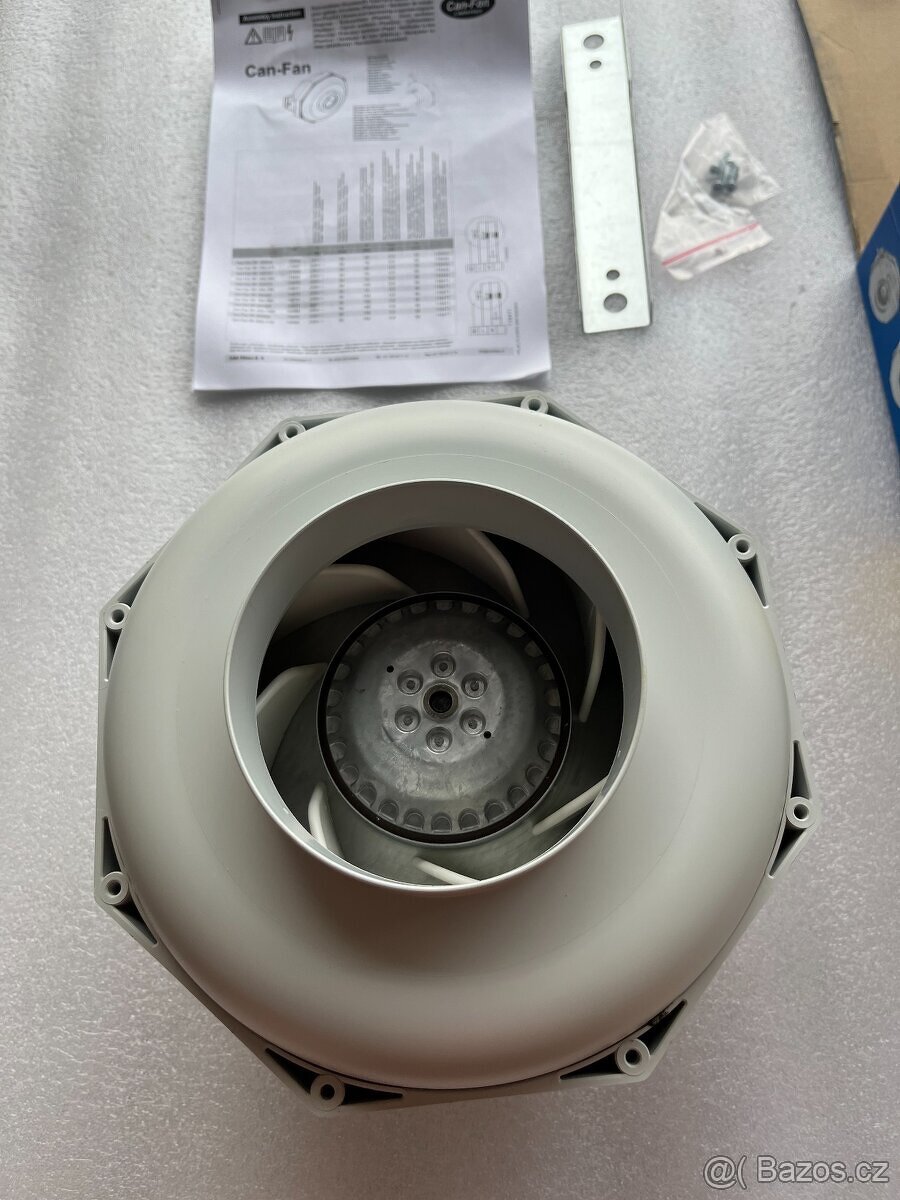 Ventilátor potrubní CAN-FAN RK 125L - NOVÝ - 7