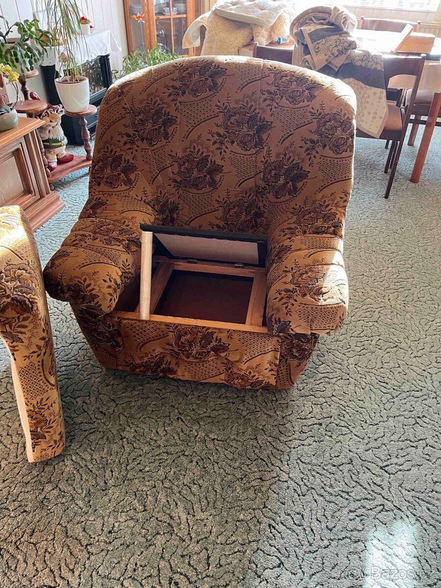 Rohová sedačka + křeslo za odvoz - 7