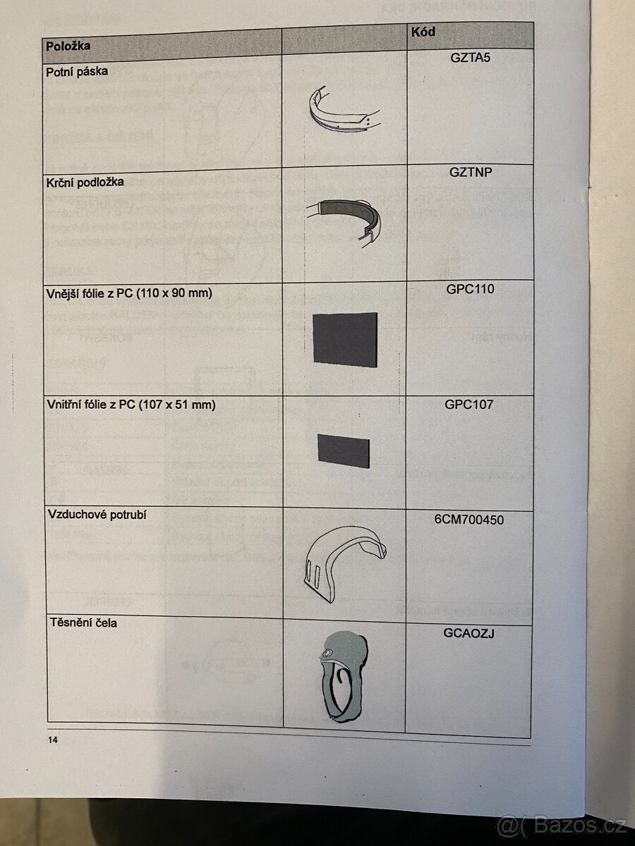 Skelet svářečské kukly Balder - možnost zatmaveného skla - 7