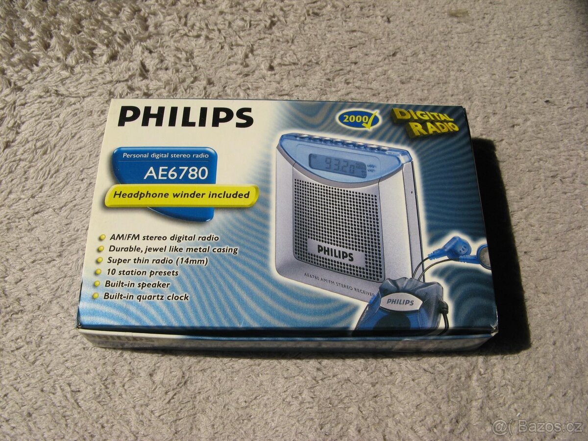 Historické Rádio PHILIPS - AE6780 pro sběratele - NOVÉ - 7