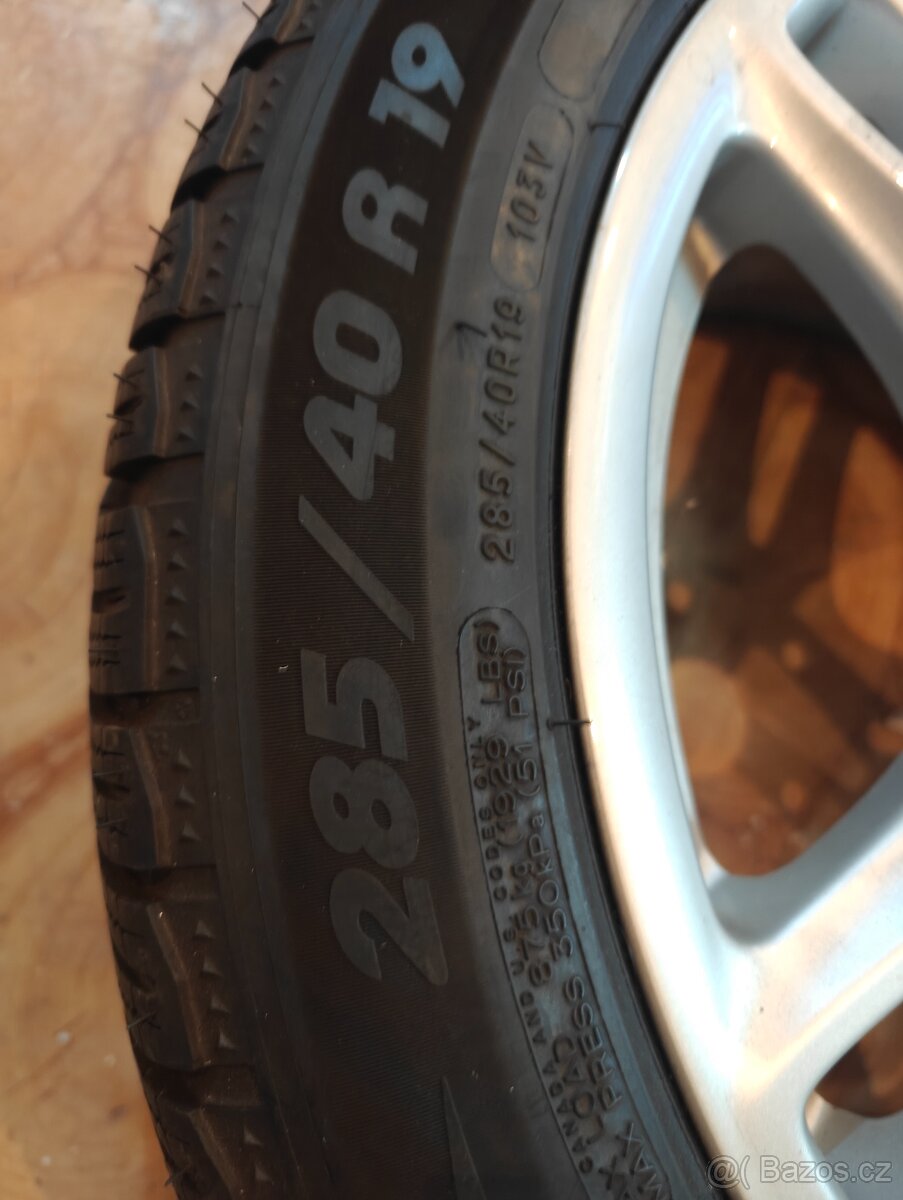 Prodám Alu kola 19, zimní pneu, na Porsche panamera, Cayene - 7