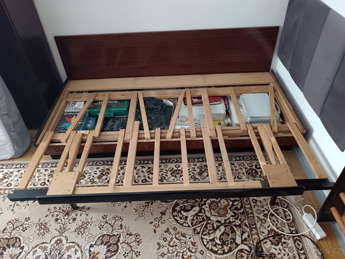 RETRO set - 60. léta - rozkládací gauč + 2 křesla - 7