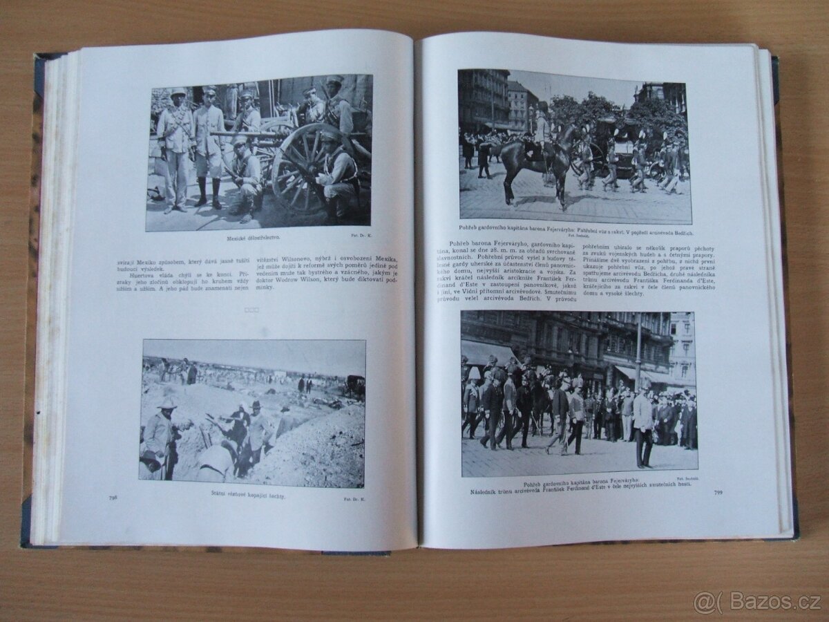 Týden světem - vázaný časopis ročník 1914 - 7