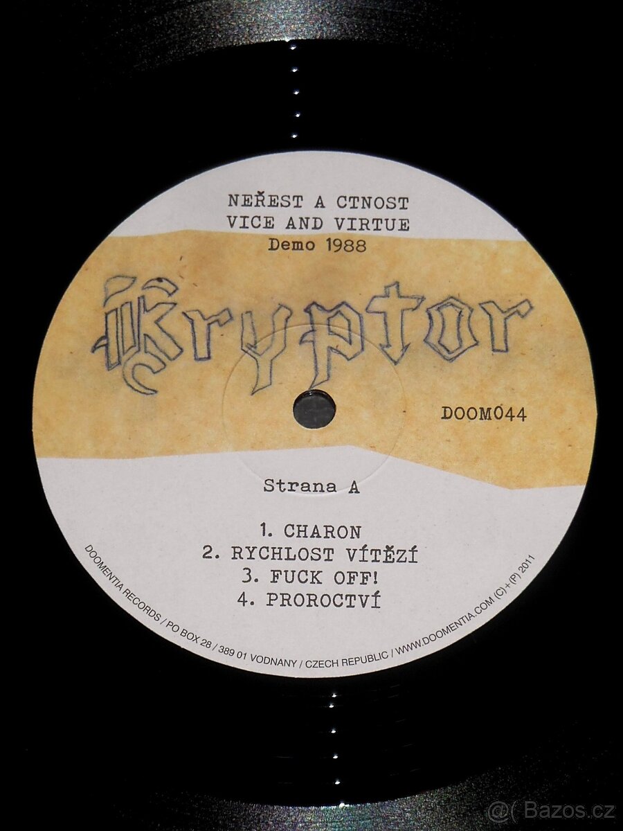 LP box set Kryptor - Neřest A Ctnost / LIMITKA / NOVÉ / - 7
