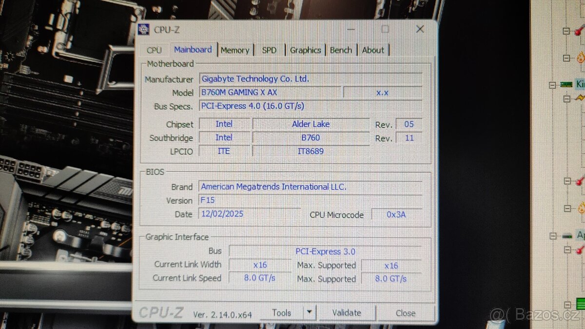 GIGABYTE B760M GAMING X AX - 7
