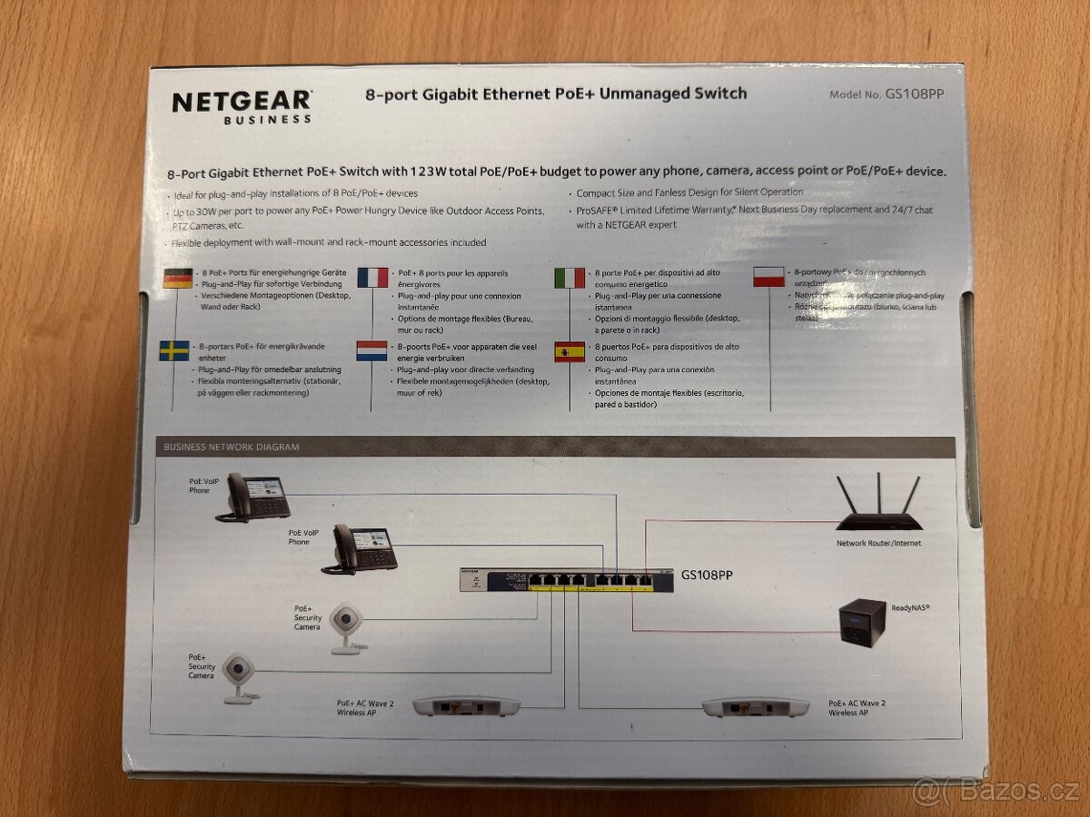 Switch Netgear 8PT - 7