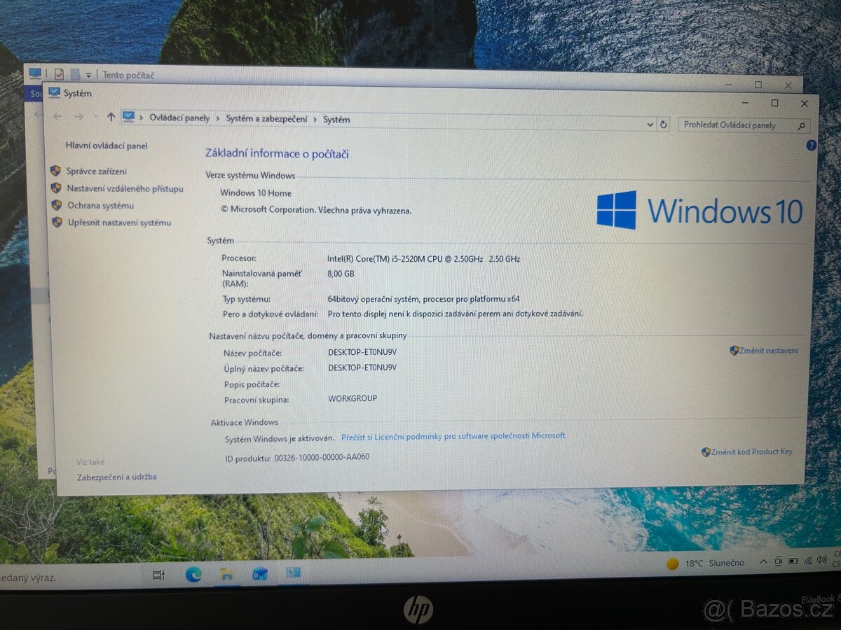 Notebook EliteBook 8560p - 7
