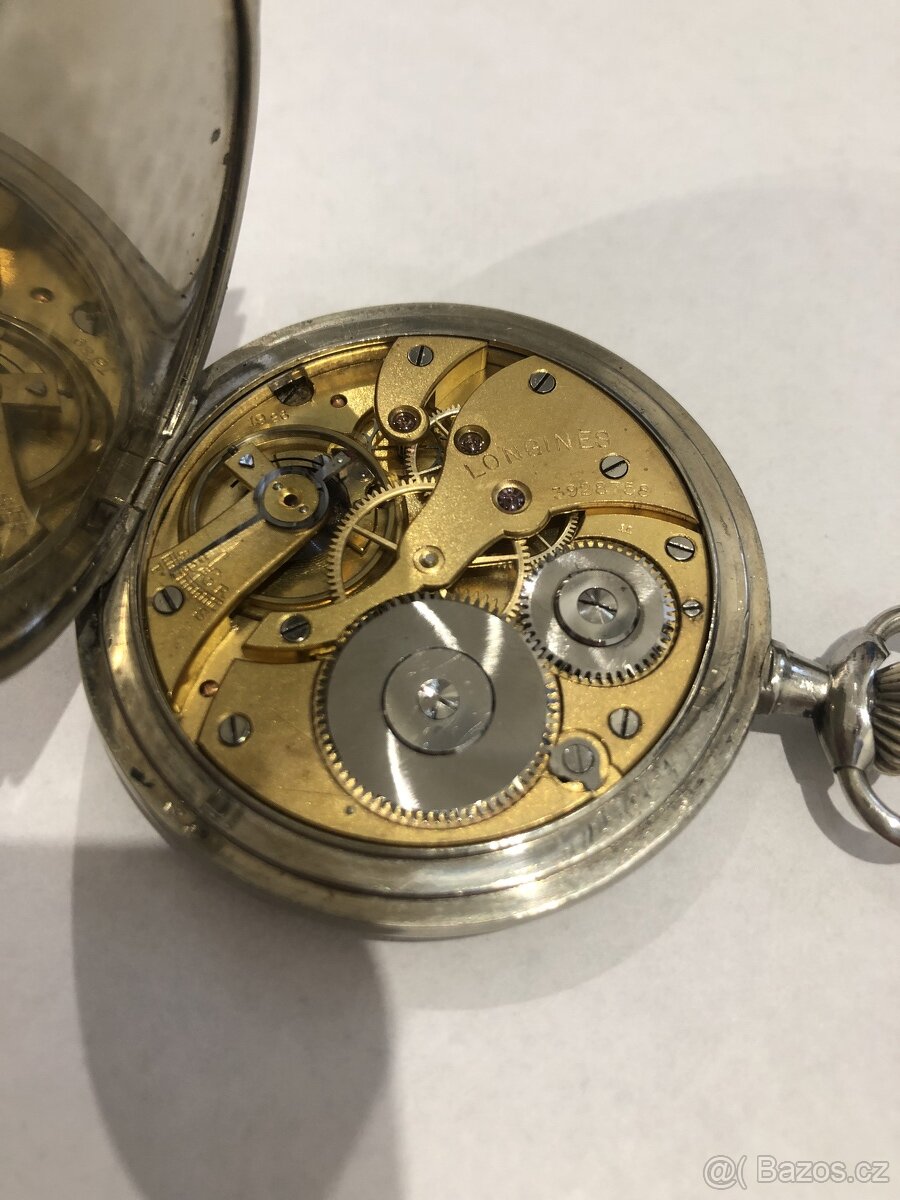 kapesní hodinky LONGINES v oceli top stav - 7
