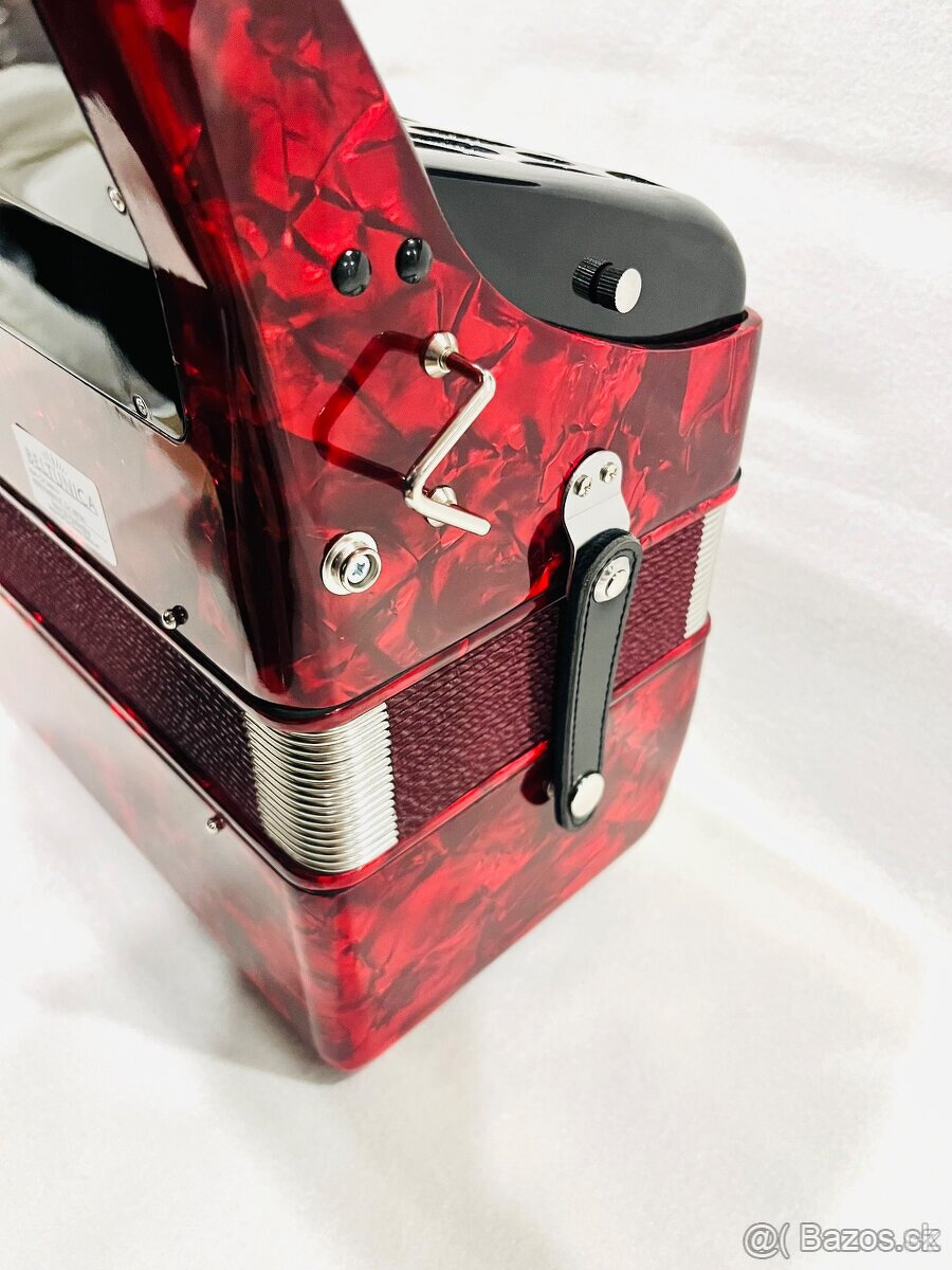 Predám nový akordeón Beltunica- chromaticky B Griff -72 BASO - 7