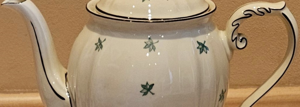 Starožitný čajový set z porcelánu - 7