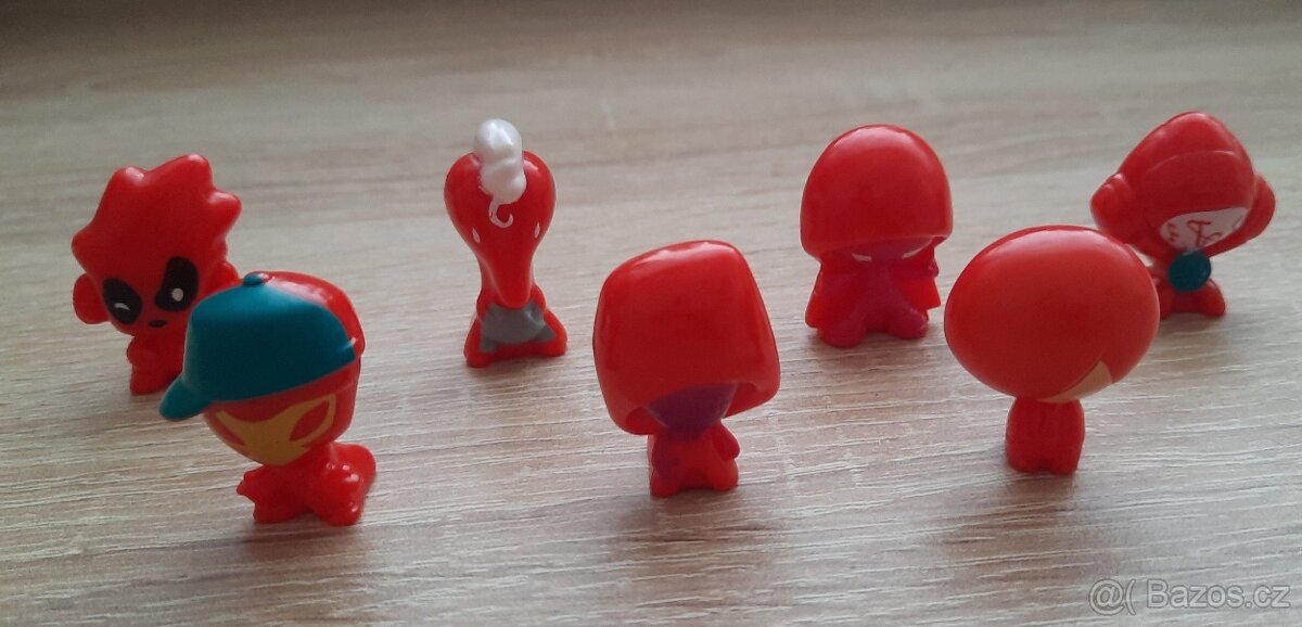 Barevné figurky, panáčci 65ks - na hraní - 7