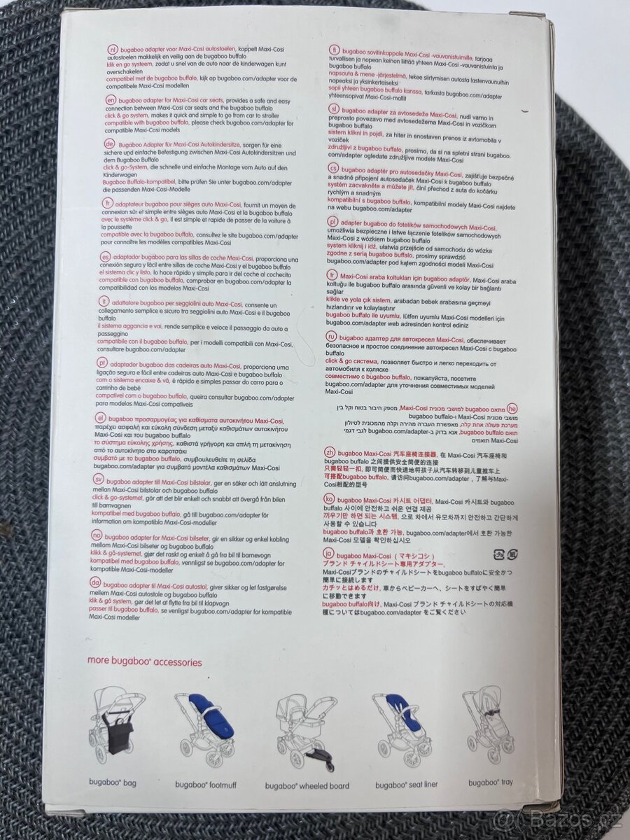 Bugaboo Buffalo adapter pro Maxi Cosi vajíčko - 7