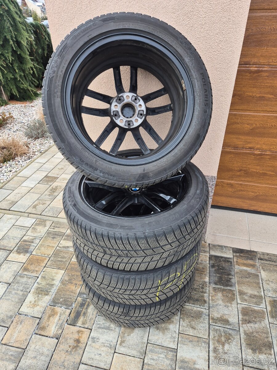 ORIGINÁL ALU R18 BMW M-SPORT ZIMNI PNEU BARUM POLARIS 5 - 7