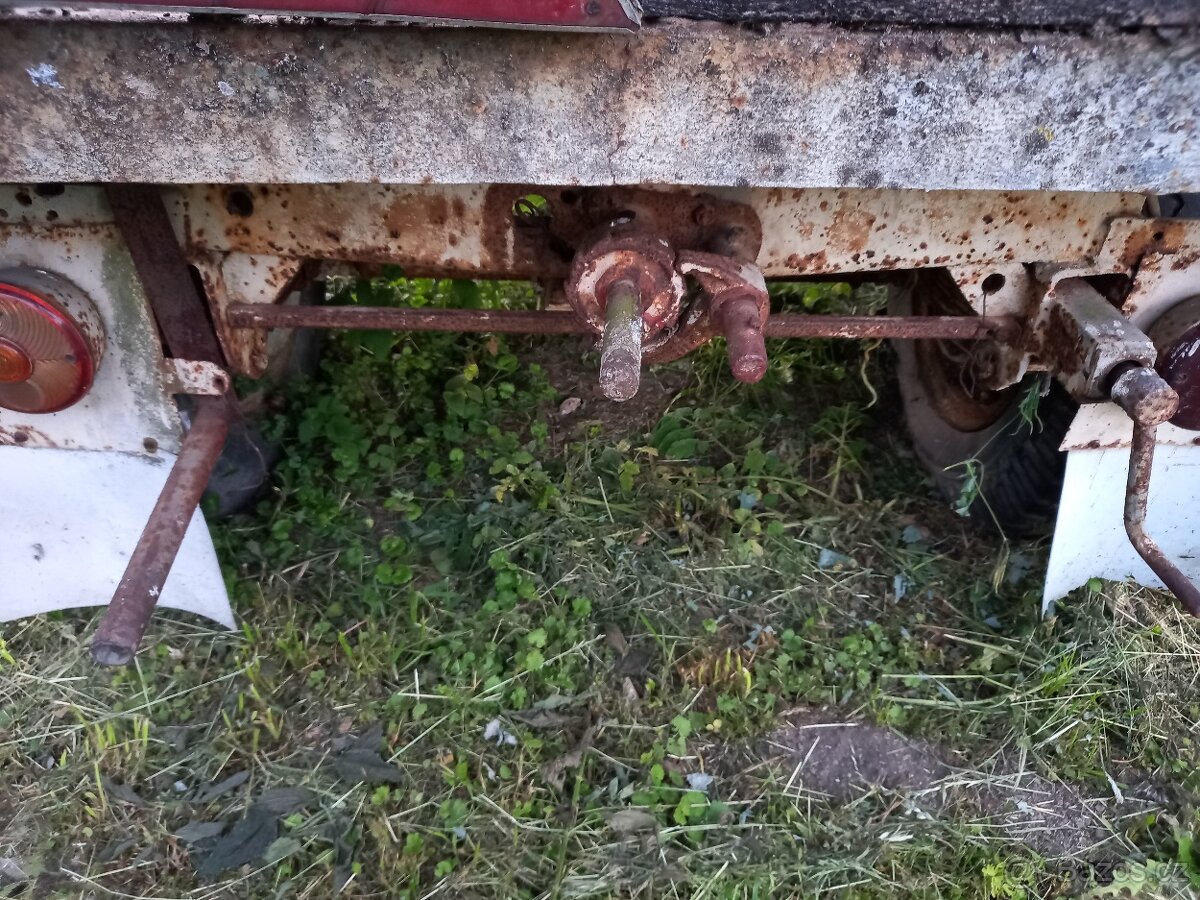 Vlek za traktor, vyklápěcí - 7