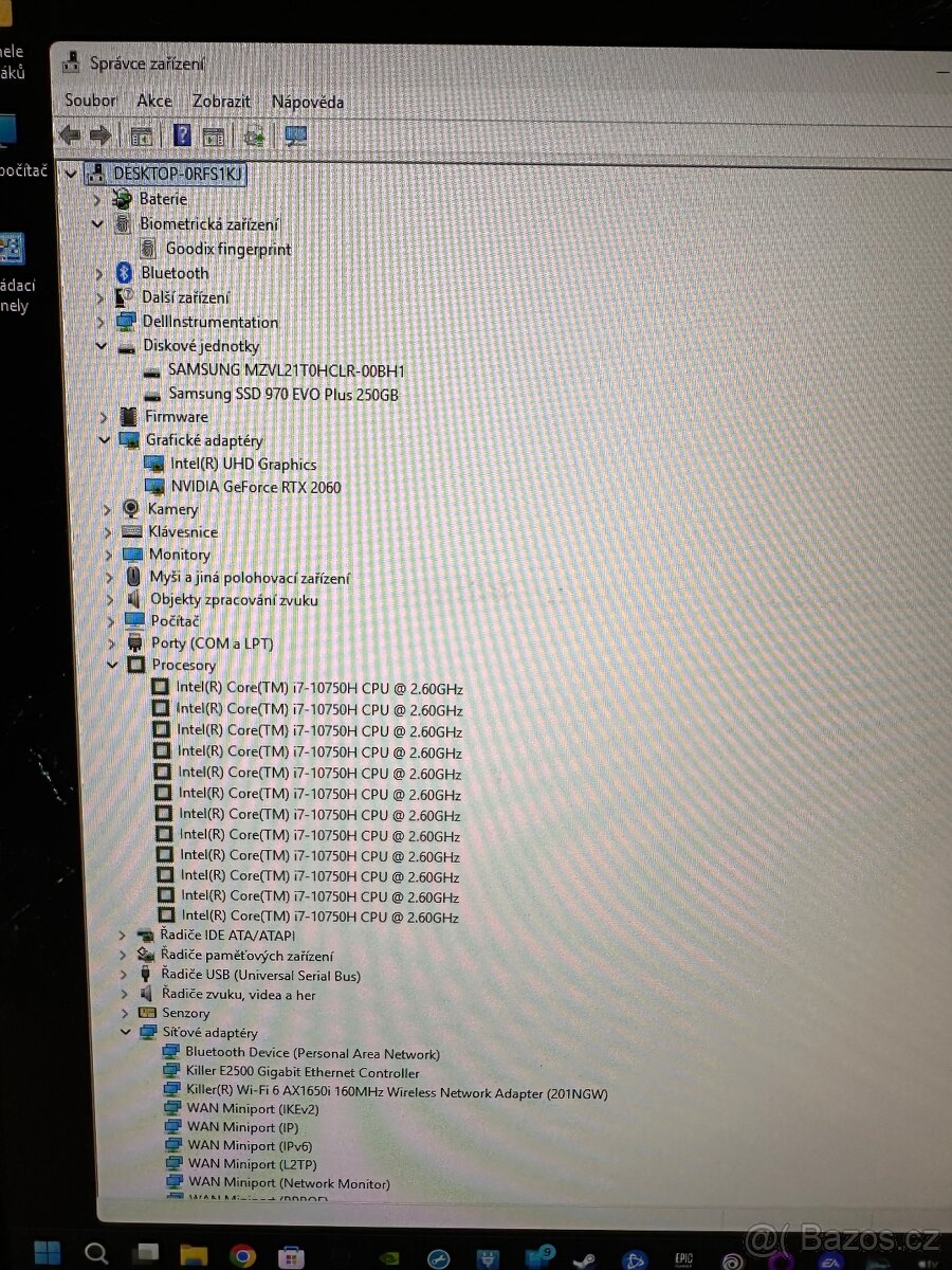 Herní notebook Dell G5 15 5500 - 7