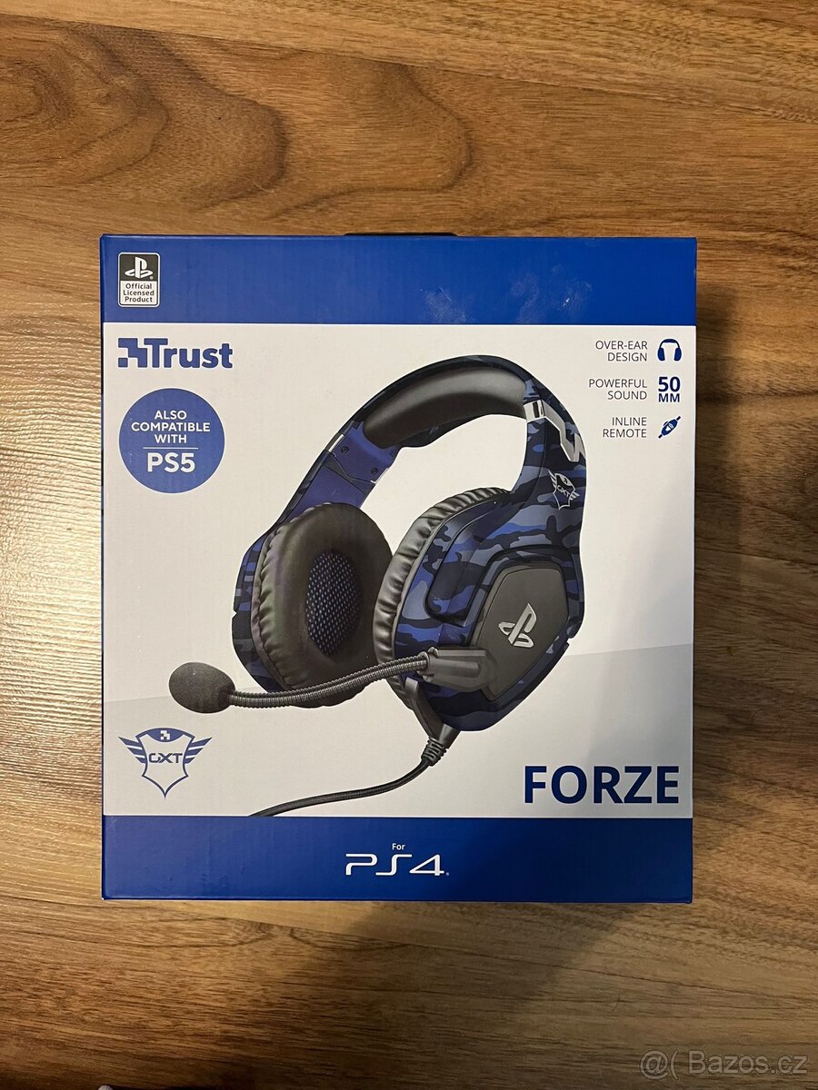 Herní sluchátka playstation4 GXT 488 Forze Blue - 7