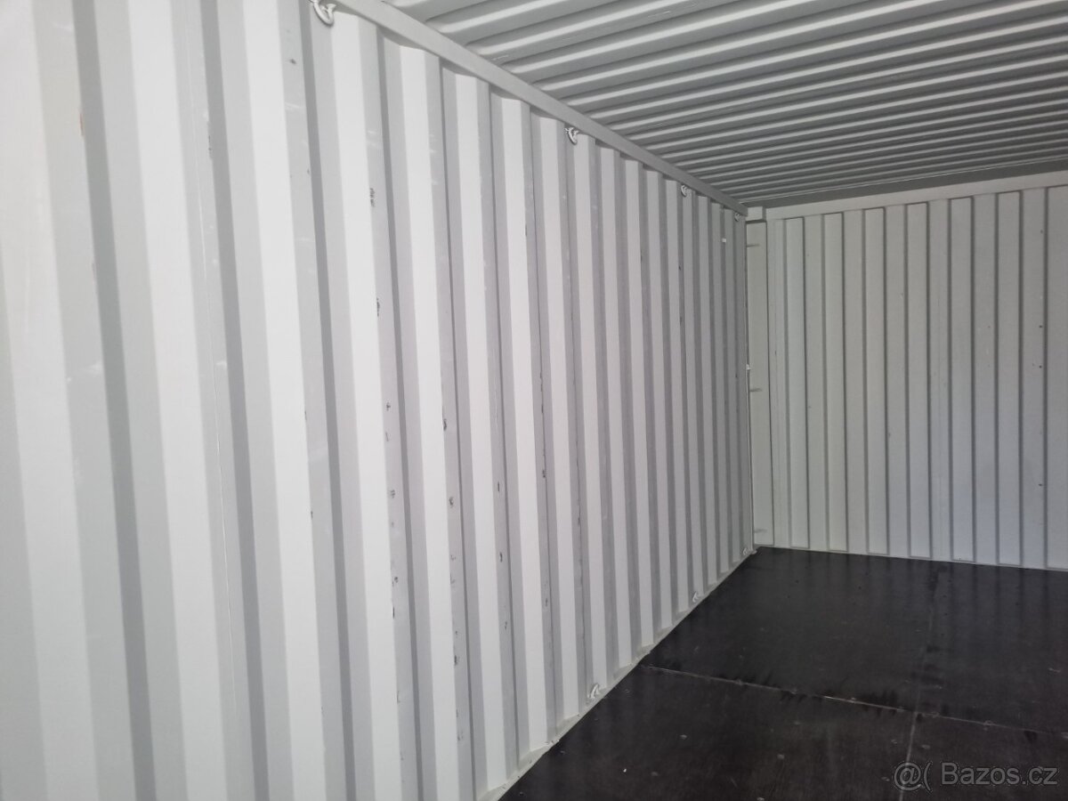 Lodní kontejner 6m – námořní modrá barva - 7