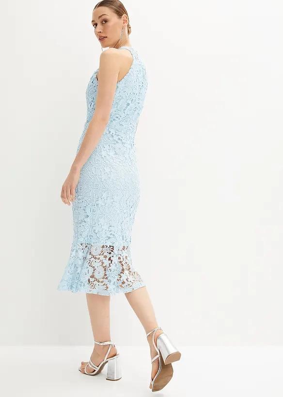 Elegantní krajkové midi šaty 44 - 7