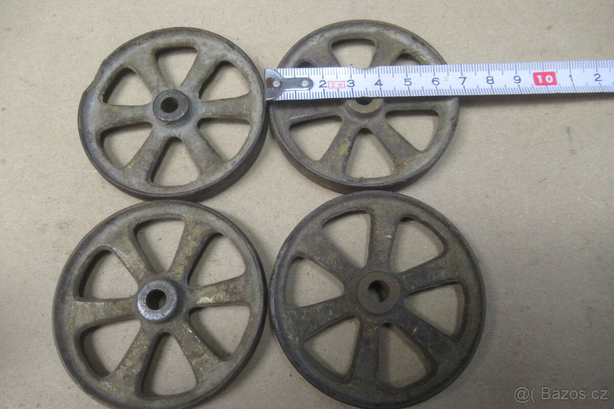 Transmise řemenice, stabilní motor, lis malý - 7