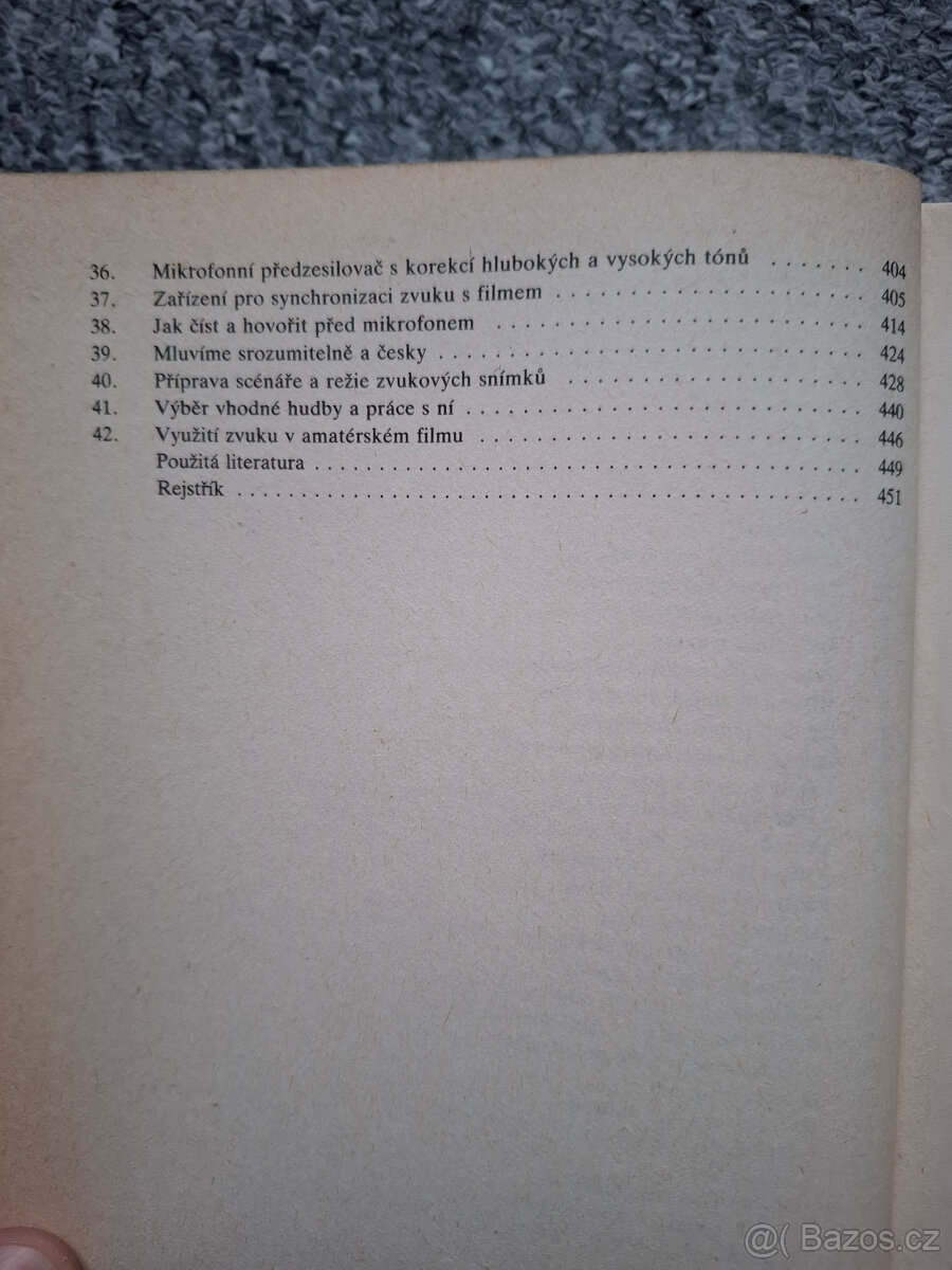 Televizní technika, Příručka zvukaře a fonoamatéra - 7