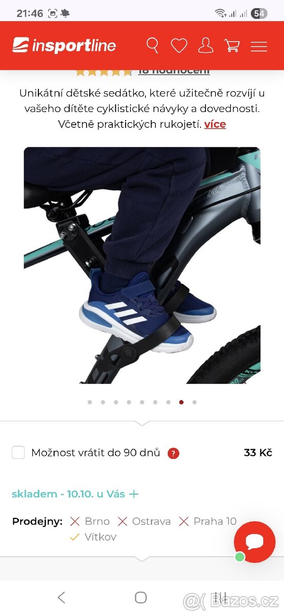 Dětská sedačka na kolo - 7