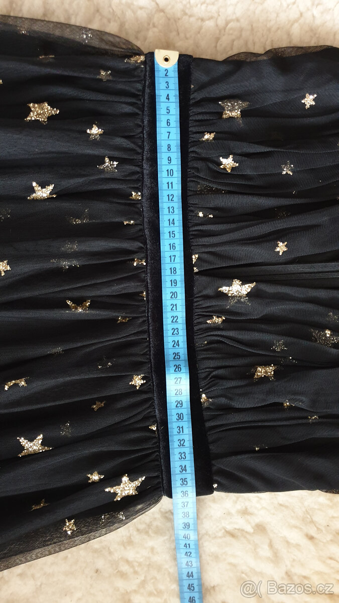 Luxusní večerní šaty s hvězdami L / 40 / 12·Nový - 7