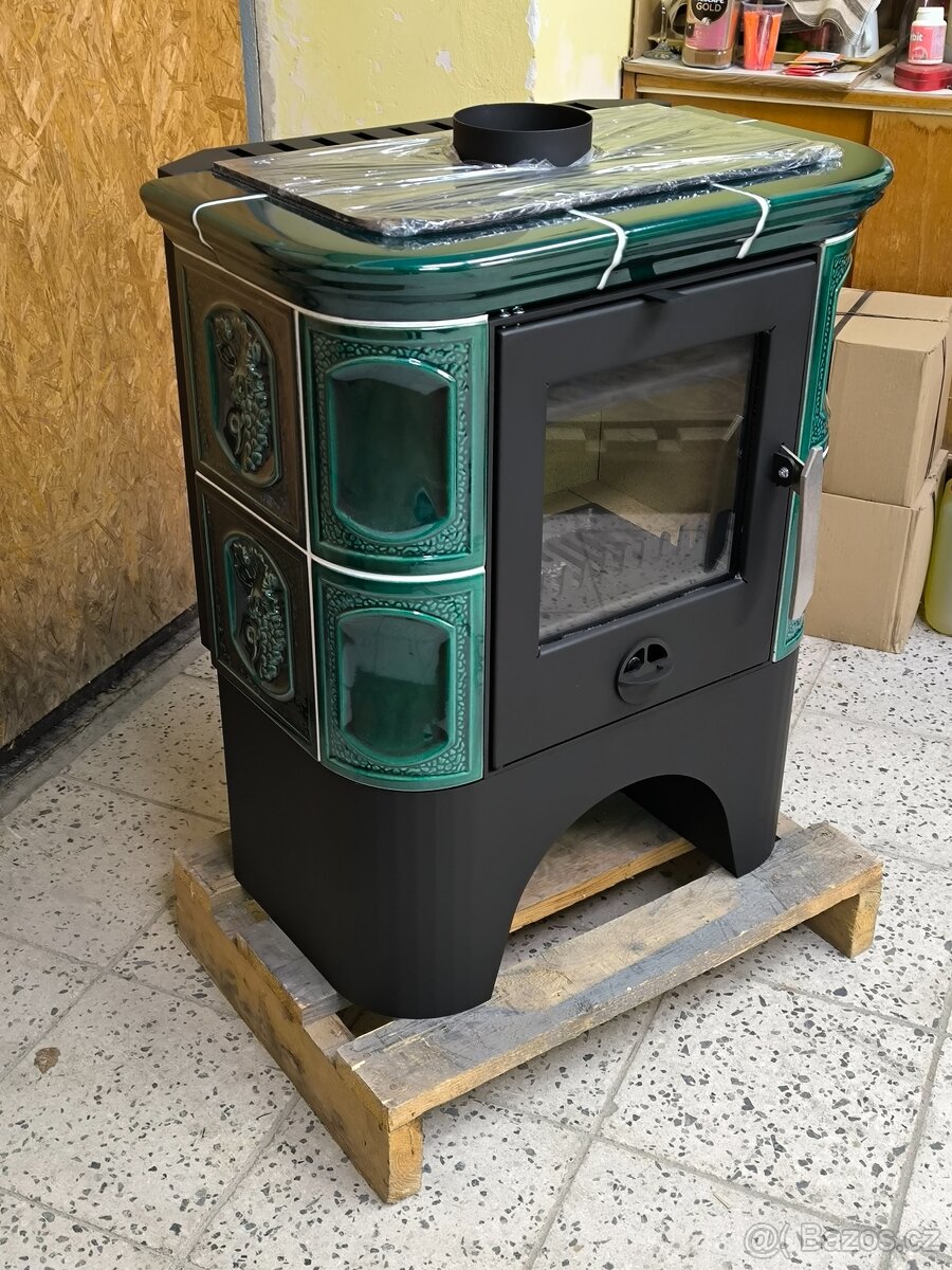 Kachlová krbová kamna 5,5 kW - 7