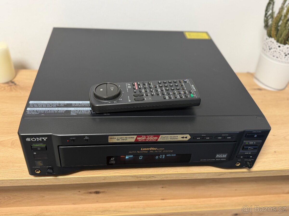 SONY MDP-850D LASERDISC CD CDV LD PŘEHRÁVAČ - 7