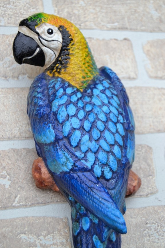 Litinový PAPOUŠEK 36cm - 7