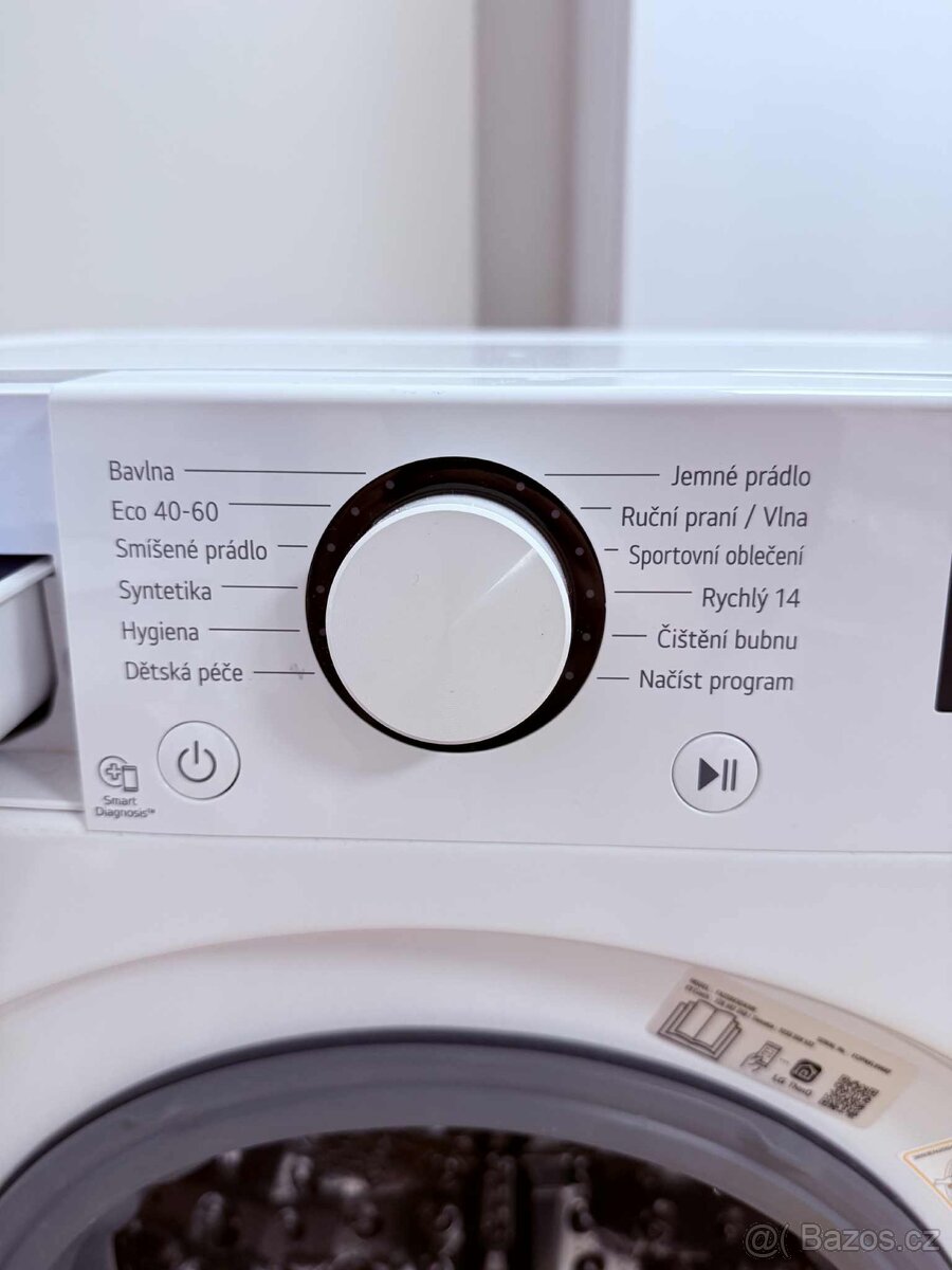 Úzká pračka LG FA2S8V3GN3W s předním plněním - 7