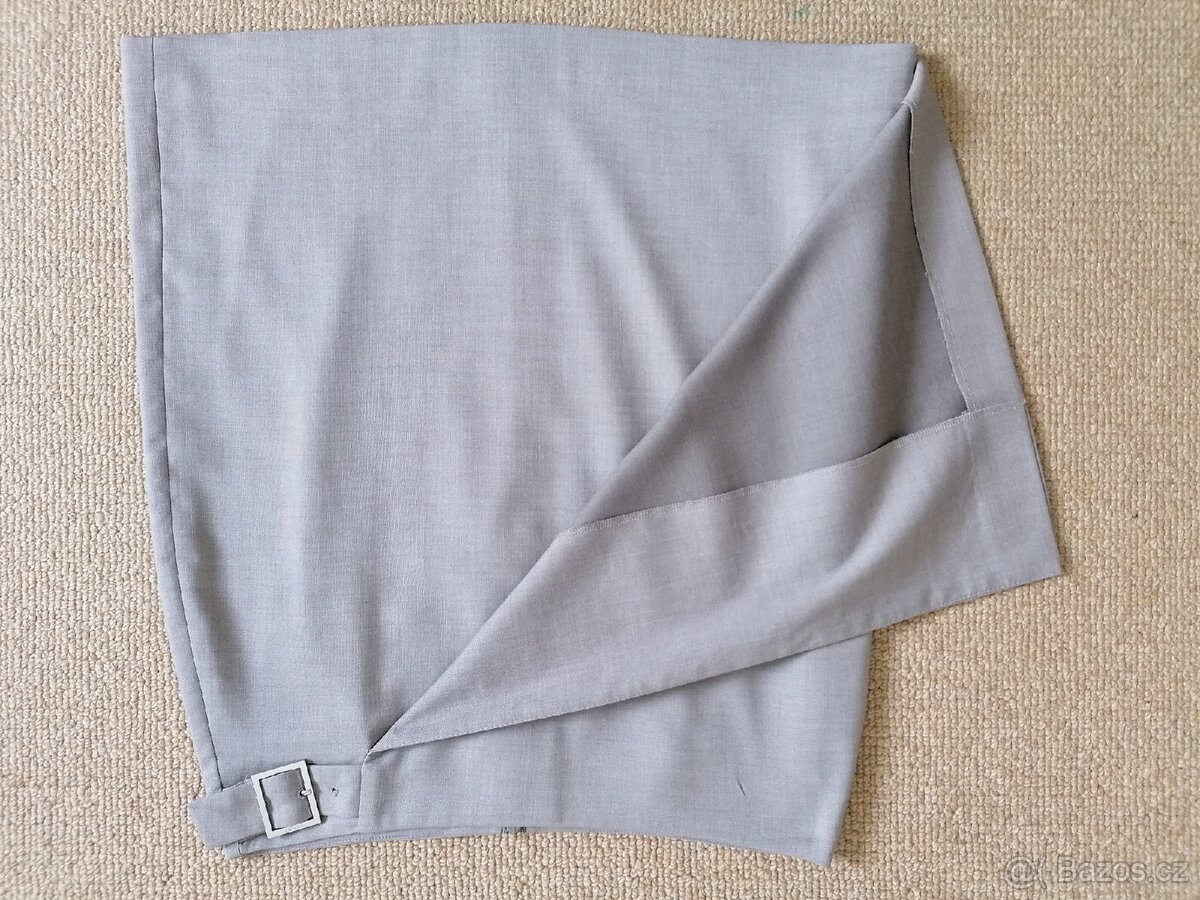 Světle šedá pouzdrová sukně Esprit, v. 38 - 7