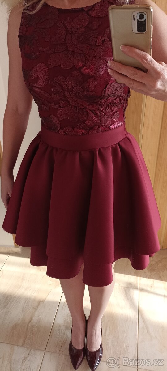 Šaty Roco plesové, společenské vel. 38 - 7