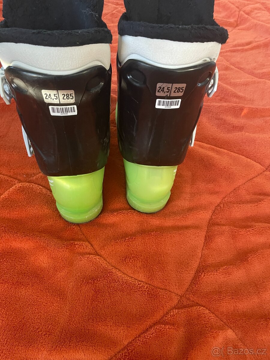 Univerzální lyže Nordica 130 cm + lyžáky 37-38 - 7