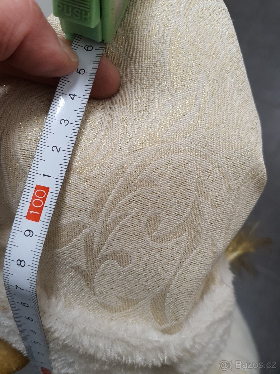 vánoční dekorace, velký skřítek, sněhulák - 7