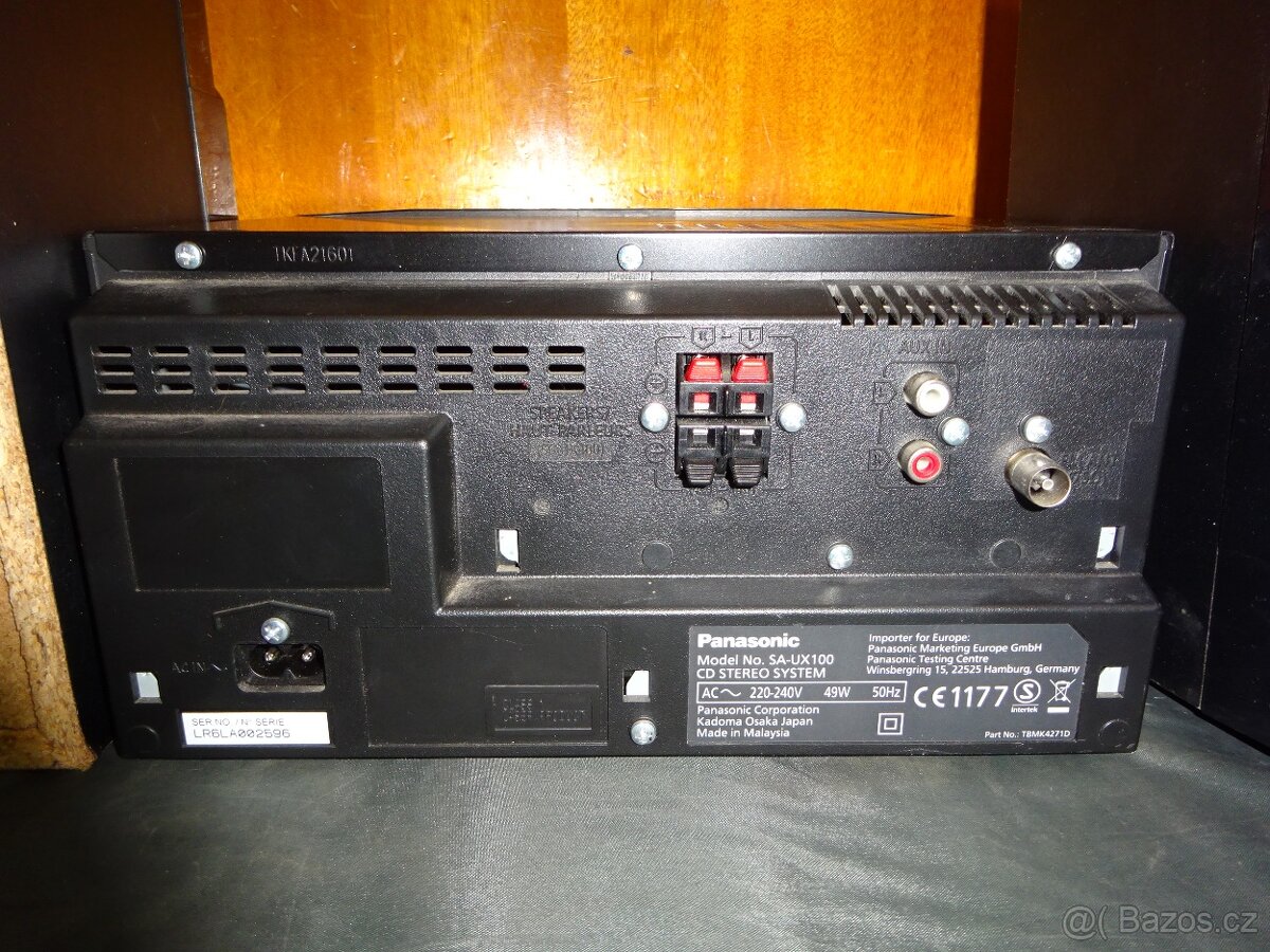 věž PANASONIC SA-UX100 ,USB,bluetooth - 7