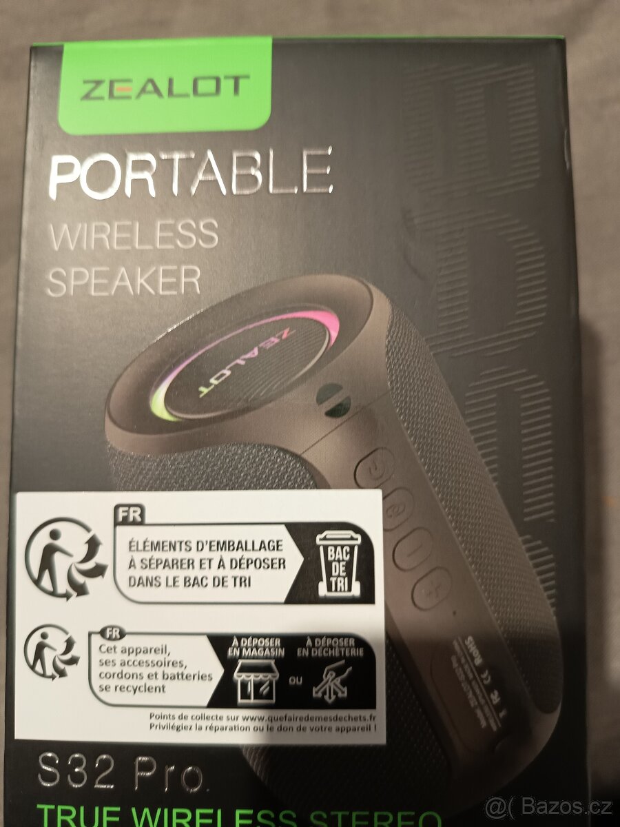 Bluetooth reproduktor Zealot - 7