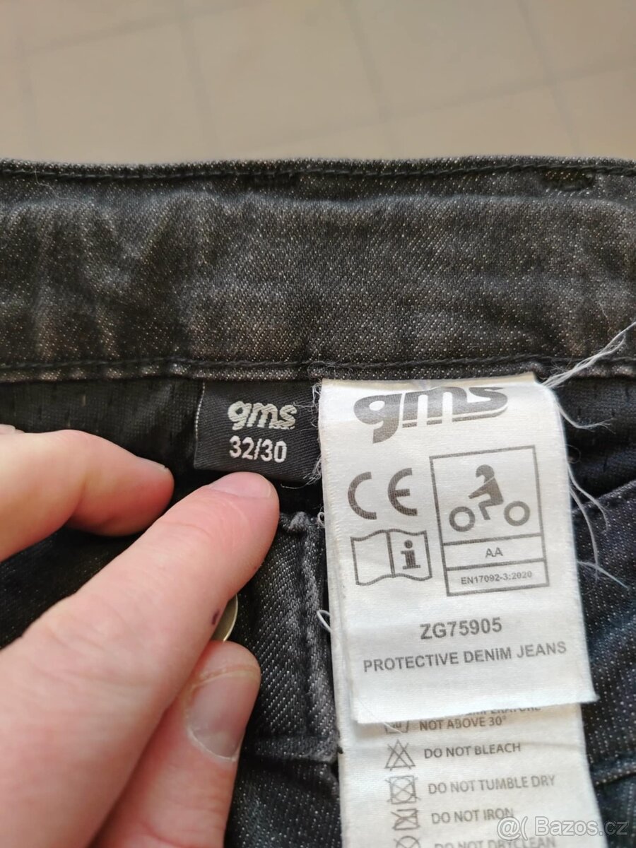 Kevlarové džíny GMS ZG75905 VIPER MAN černý -použité s vadou - 7
