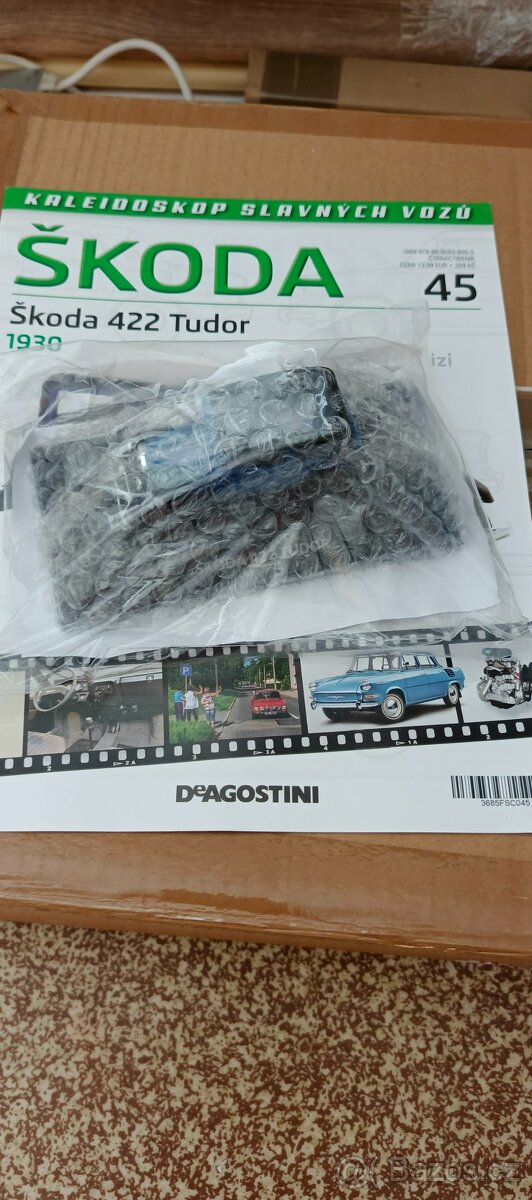 MODELY KALEIDOSKOP ŠKODA 1:43 VÝROBCE DEAGOSTINI - 7
