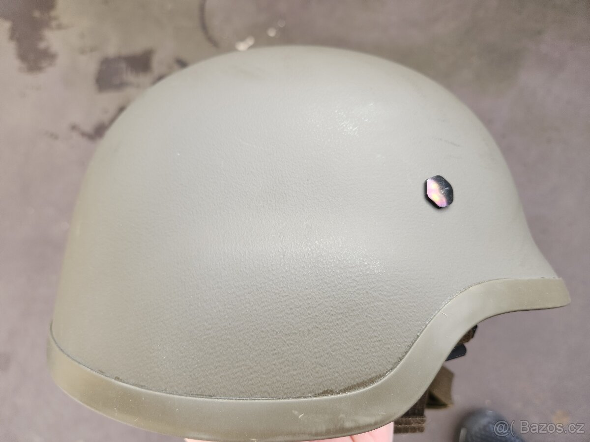 helma vojenská balistická neprůstřelná taktická ačr samopal - 7