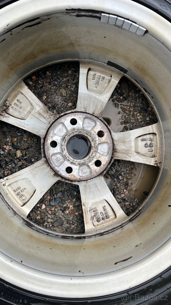 Originální ALU kola 17" z Octavia 3 - 7