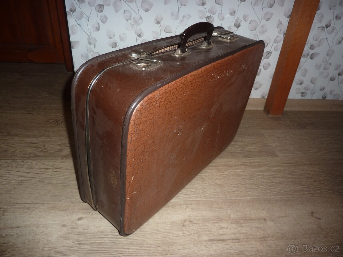 Starý retro kufr - 7