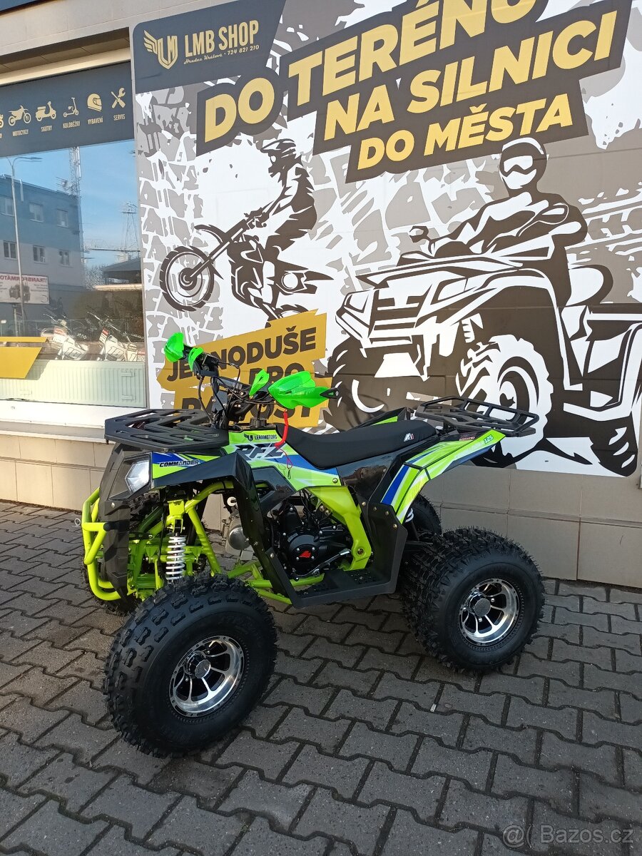 Dětská čtyřkolka COMMANDER 125CC - 3GR zelená - 7