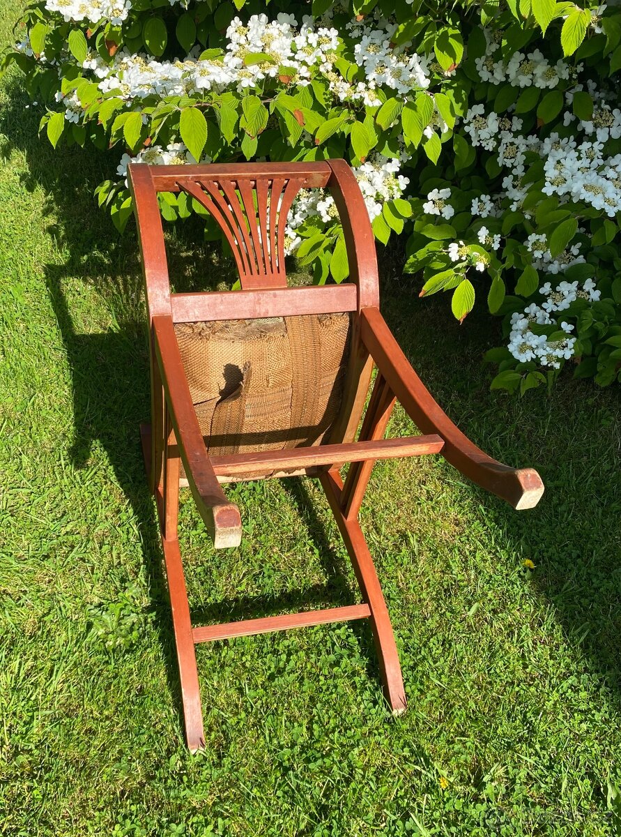 Secesní gondolová stolička, Gebrüder Thonet, Vídeň - 7
