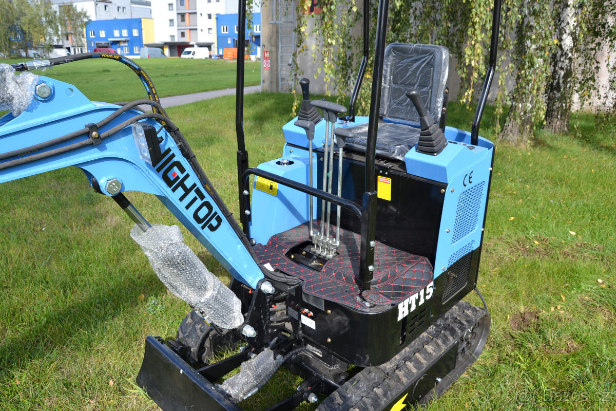 miniBagr HT 1500kg 2válec Koop/Kubota - 7