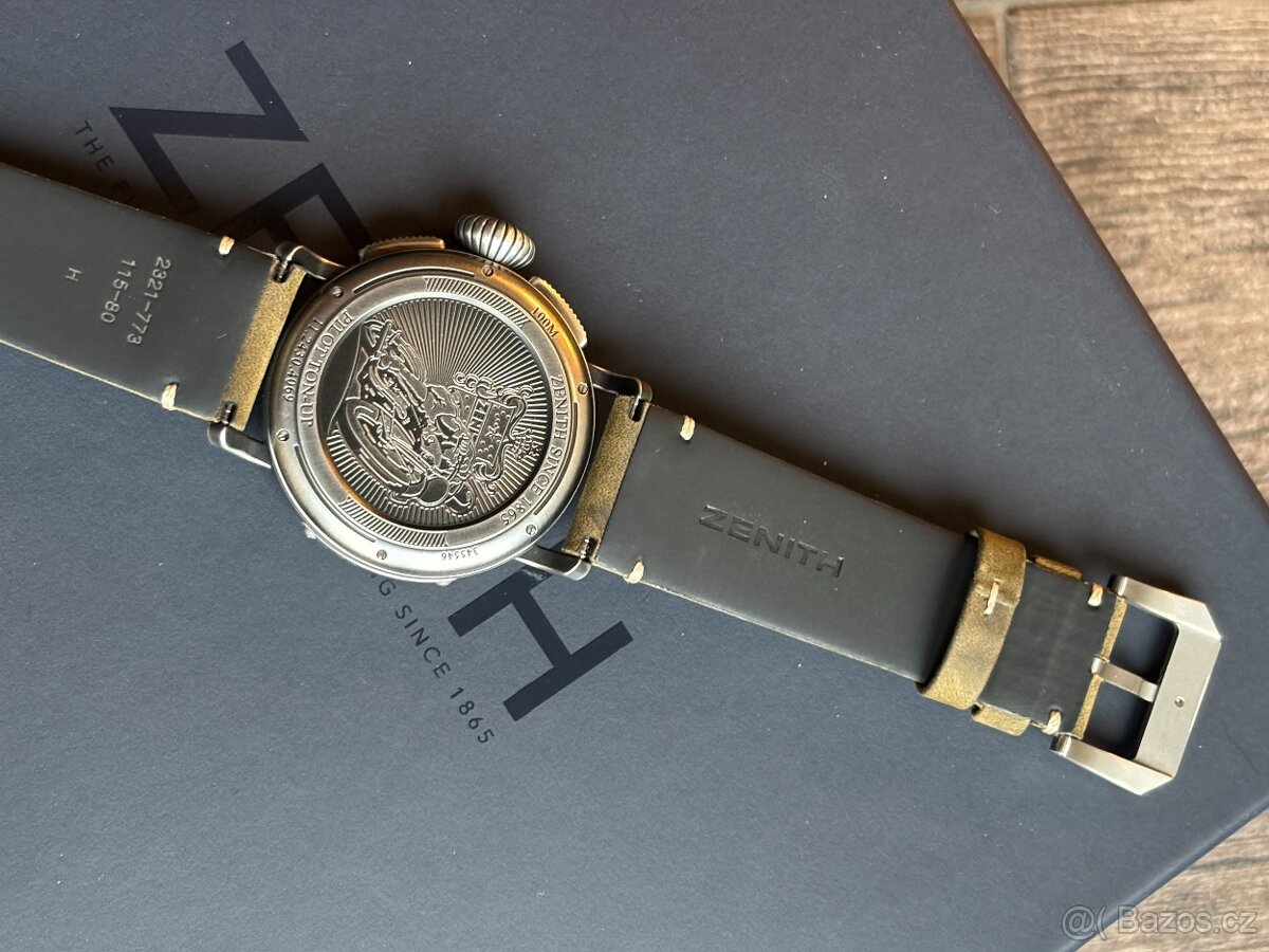 original hodinky ZENITH PILOT TON-UP TYPE 20 nové - 7