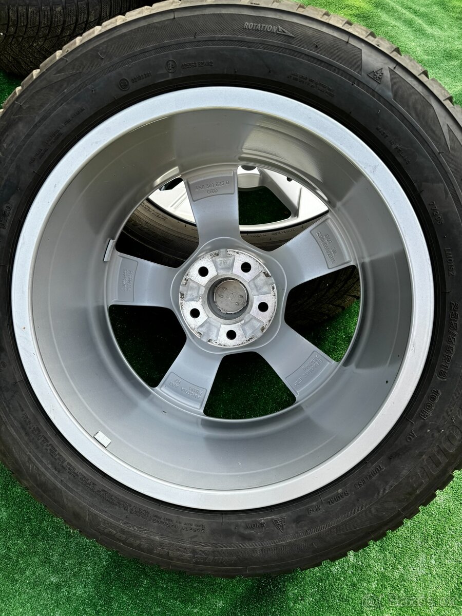 Originál alu kola Audi A6 AllRoad 5x112 R18 zima - 7