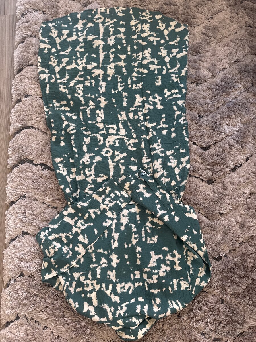 Krásné příjemné košilové šaty v midi délce vel 40, nové - 7