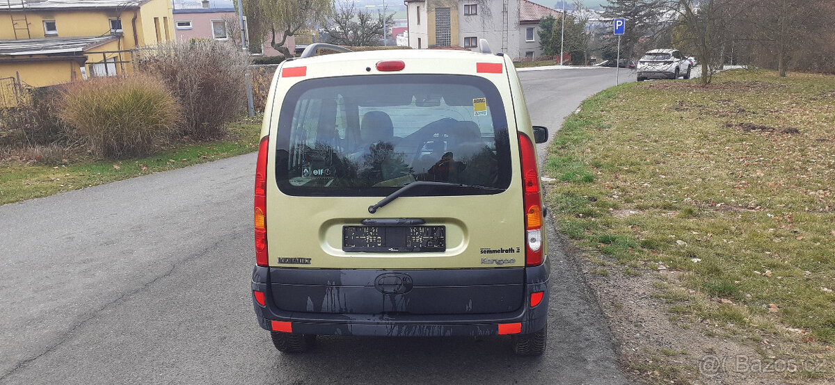 Renault Kangoo 1.2 16V, najeto 165 tisíc, 5 místné, rok 2004 - 7